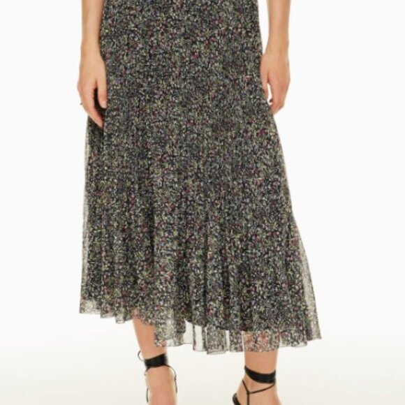 Aritzia Wilfred Floral Twirl Skirt In Size XXS NWT - Picture 5 of 13